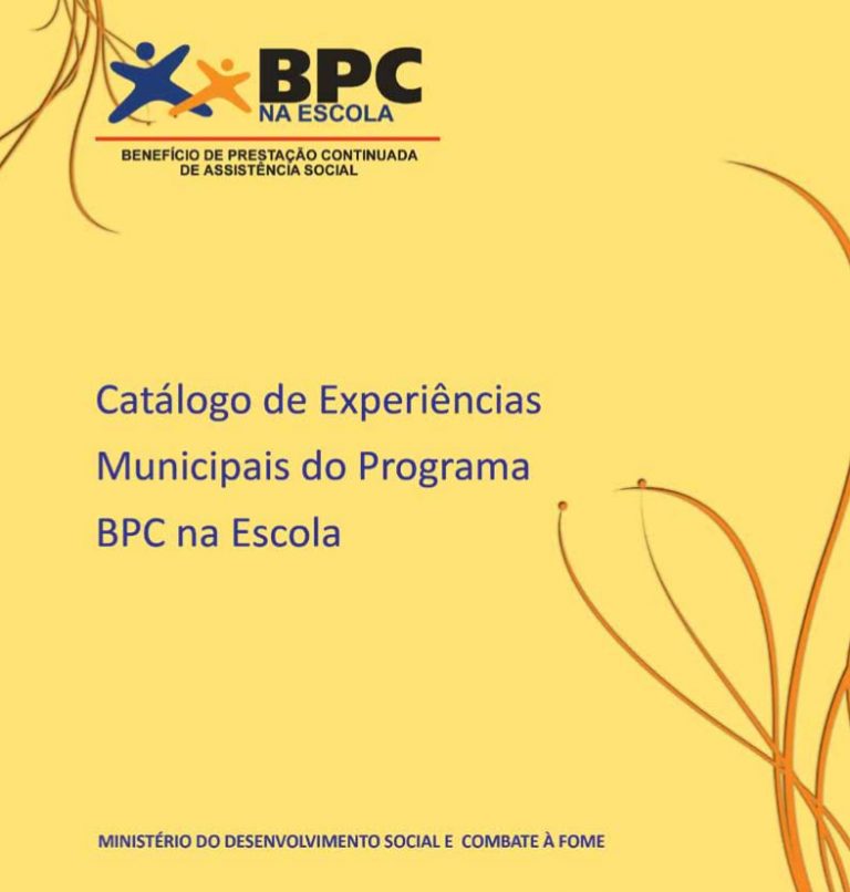 Cat Logo De Experi Ncias Municipais Do Programa Bpc Na Escola Acervo