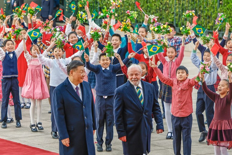 Xi Jinping, presidente da China e o presidente Luiz Inácio Lula da Silva. Foto: Ricardo Stuckert / PR