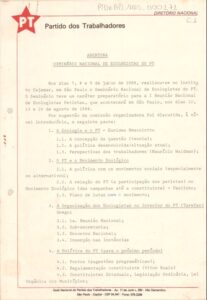 Relatório do Seminário Nacional de Ecologistas do PT (PT DN)
