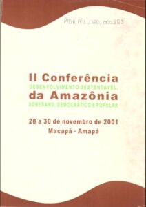 Programação do Seminário Meio Ambiente e Desenvolvimento