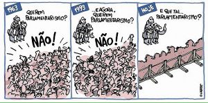 Mudar o sistema para enfraquecer a soberania do voto popular. É golpe