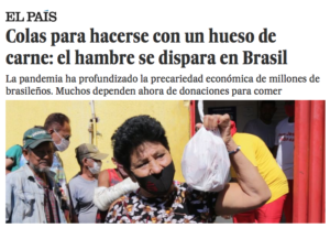 Vergonha mundial: o povo no osso