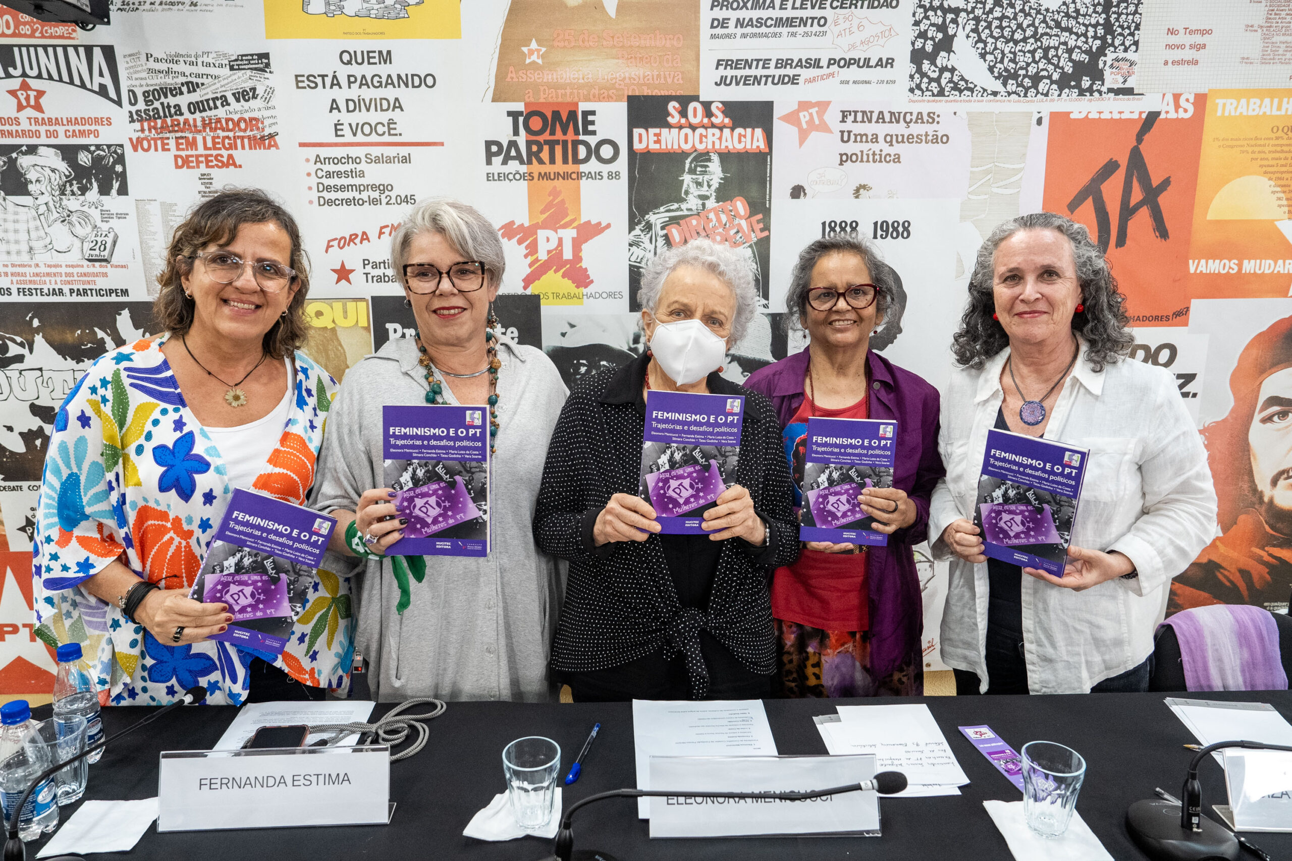 Livro 'Feminismo e o PT' faz panorama das lutas das mulheres dentro e fora da partido 