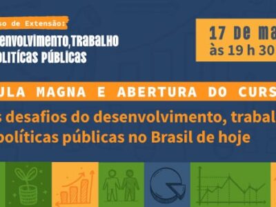 FPA realiza aula inaugural do curso ‘Desenvolvimento, Trabalho e Políticas Públicas