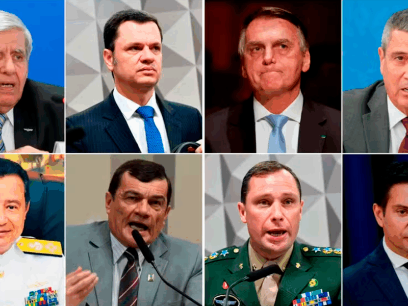 PGR pede condenação de Bolsonaro e aliados por tentativa de golpe de Estado