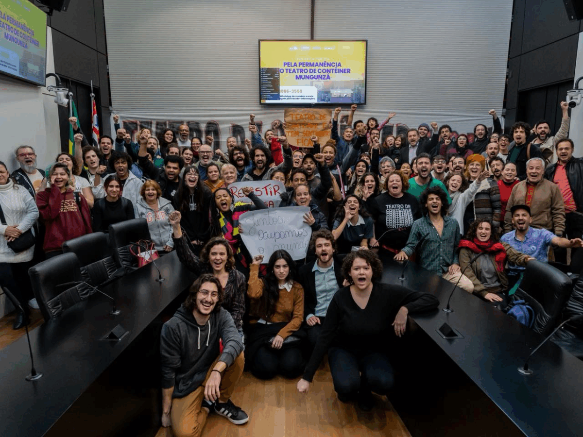 “Não cabemos em outro lugar”: Teatro do Contêiner resiste à remoção pela Prefeitura de São Paulo