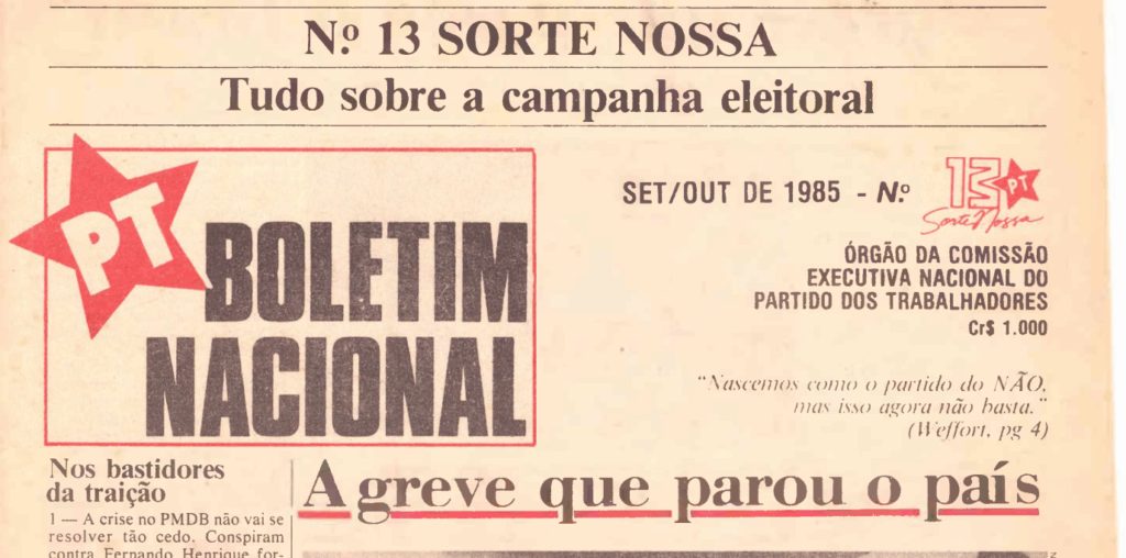 40 anos da greve nacional dos bancários de 1985: um marco que parou o Brasil e encurralou a “Nova República” 40 anos da greve nacional dos bancários de 1985: um marco que parou o Brasil e encurralou a “Nova República”