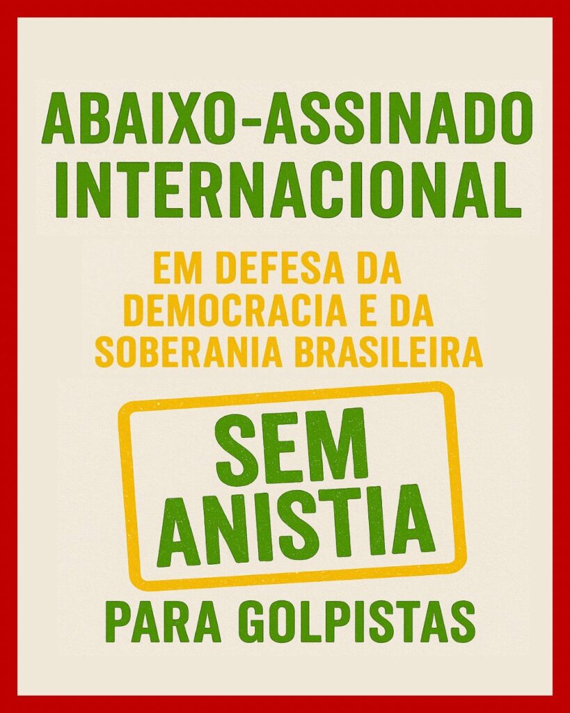 Mobilização internacional: Brasileiros no exterior organizam atos em defesa da democracia