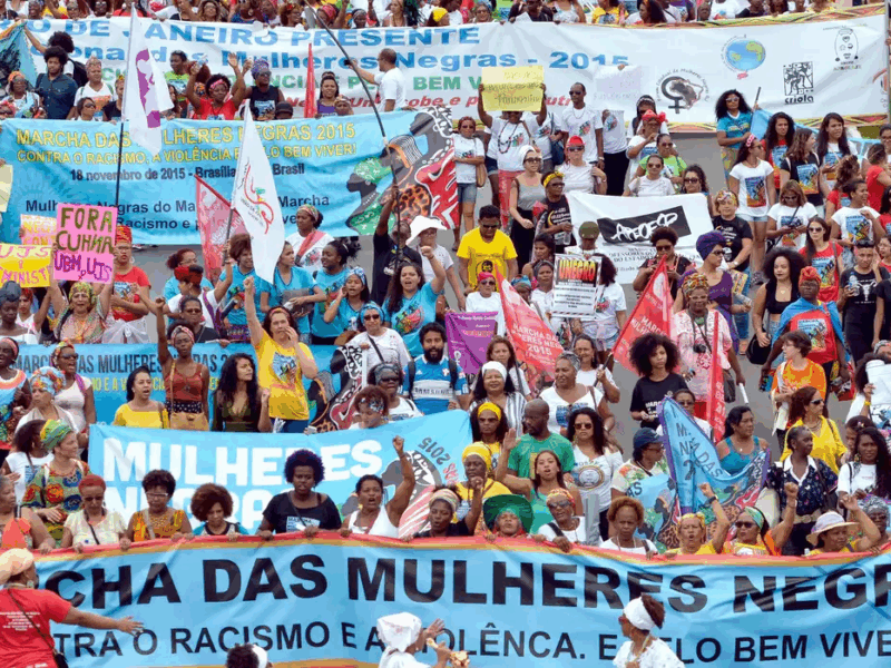 Fundação Perseu Abramo participa da Marcha Nacional das Mulheres Negras