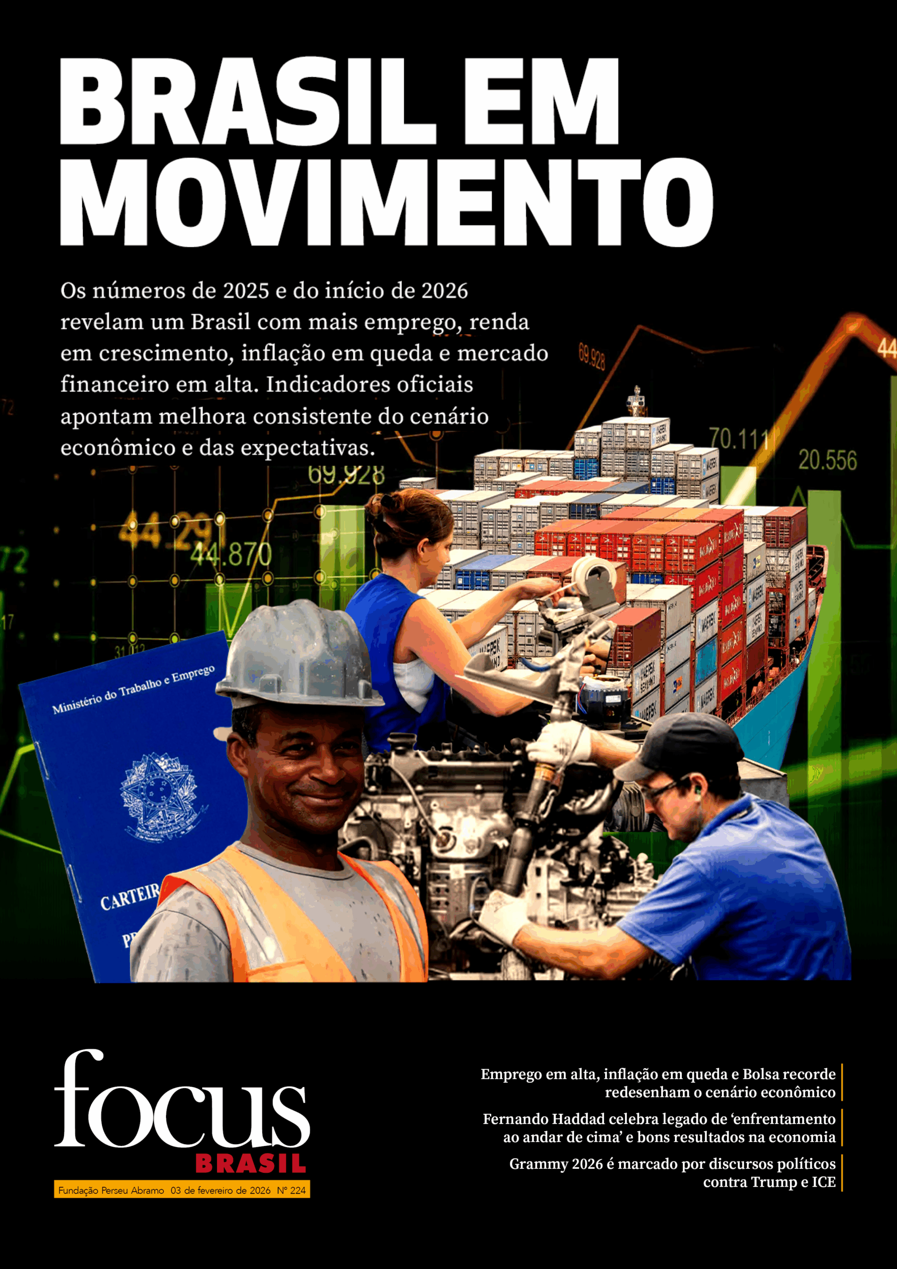Focus Brasil #224 – Brasil marca emprego recorde e inflação em queda