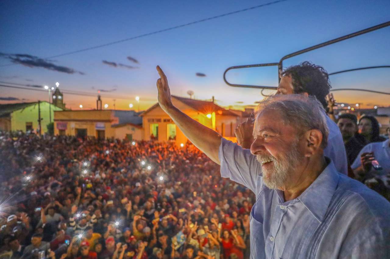 Lula pelo Brasil Caravana para cidades e cidades param caravana