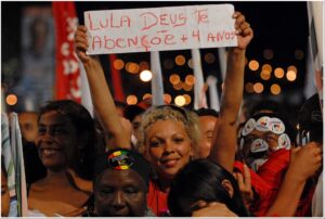 Lula no comício em Jacareí-SP, 23/09/2006. Foto: Ricardo Stuckert