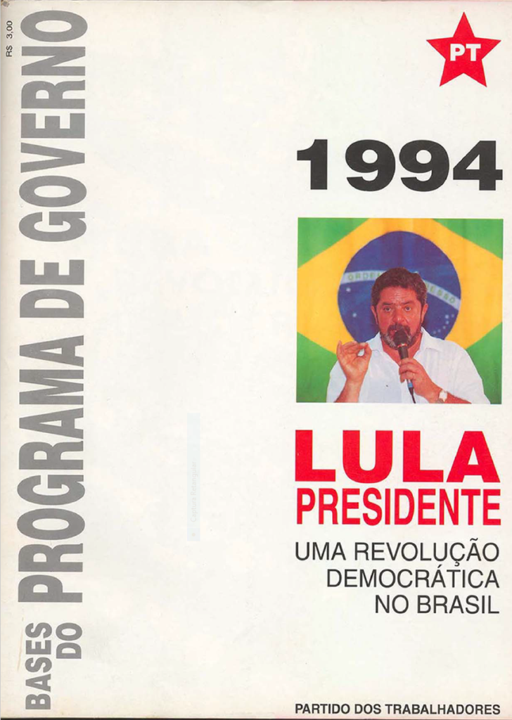 Programa de Governo para eleições de 1994 e a “Cidadania dos Negros”