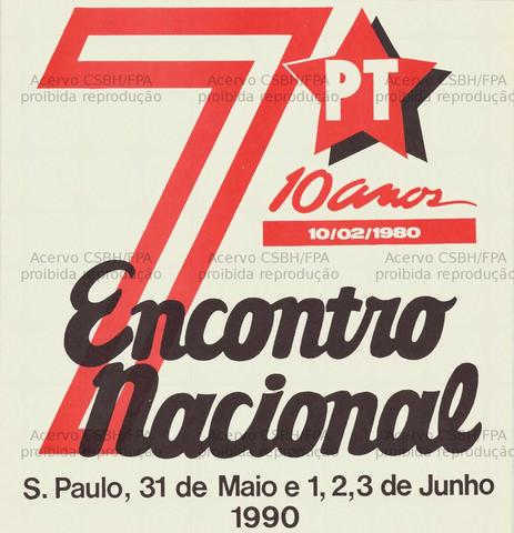 7º Encontro Nacional do Partido dos Trabalhadores e a “Construção Partidária”