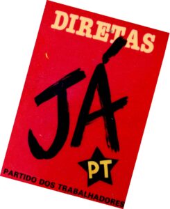 cartaz diretas já