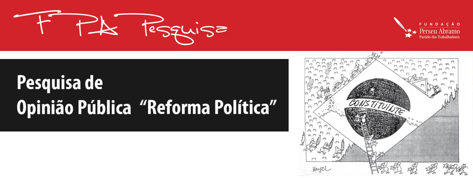 Pesquisa de opinião pública – Reforma Política