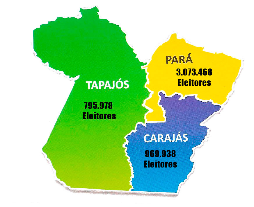 A proposta de divisão administrativa do atual estado do Pará