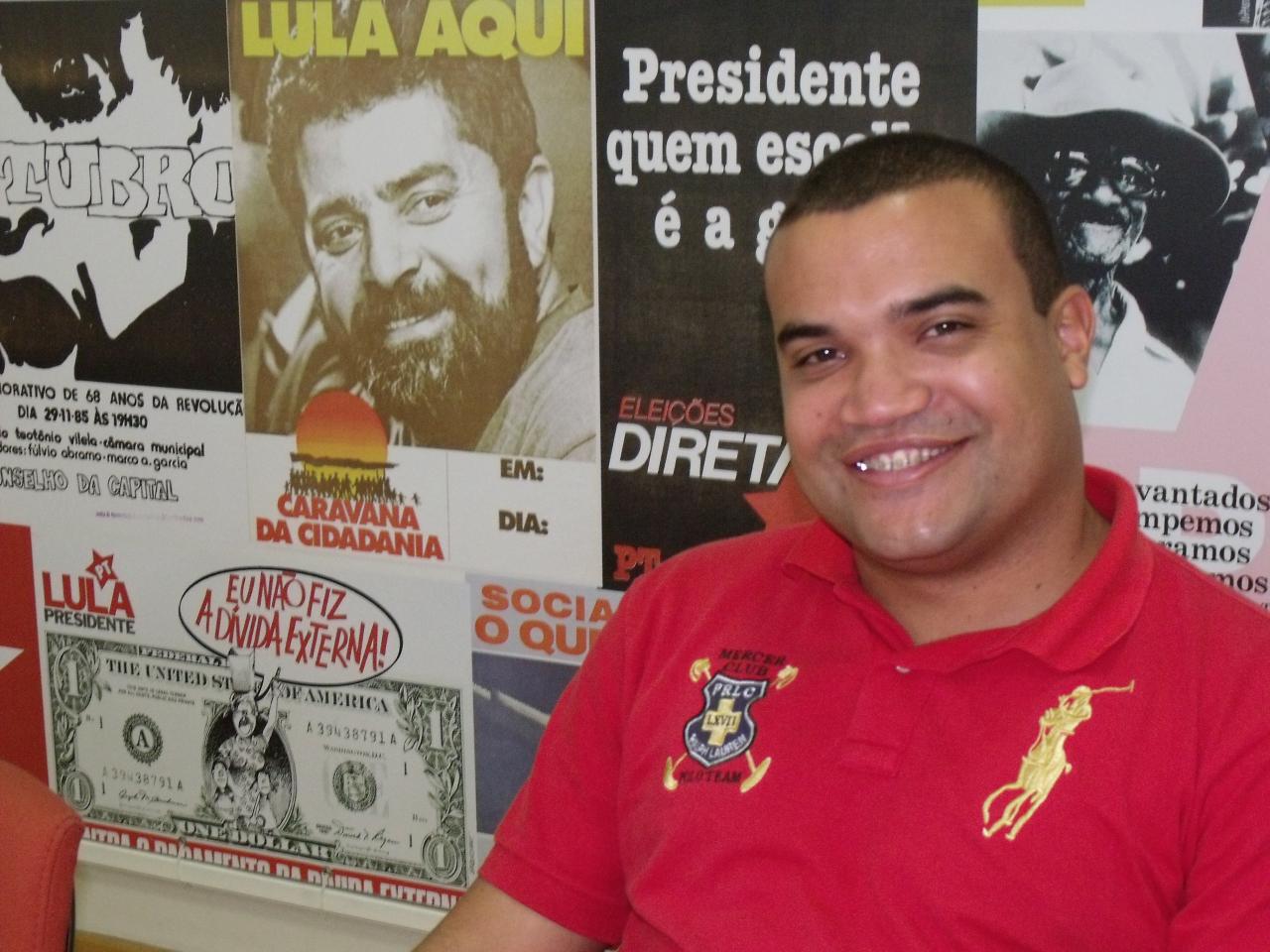 Para Jefferson Lima, filiar jovens ao PT é um desafios dessa gestão