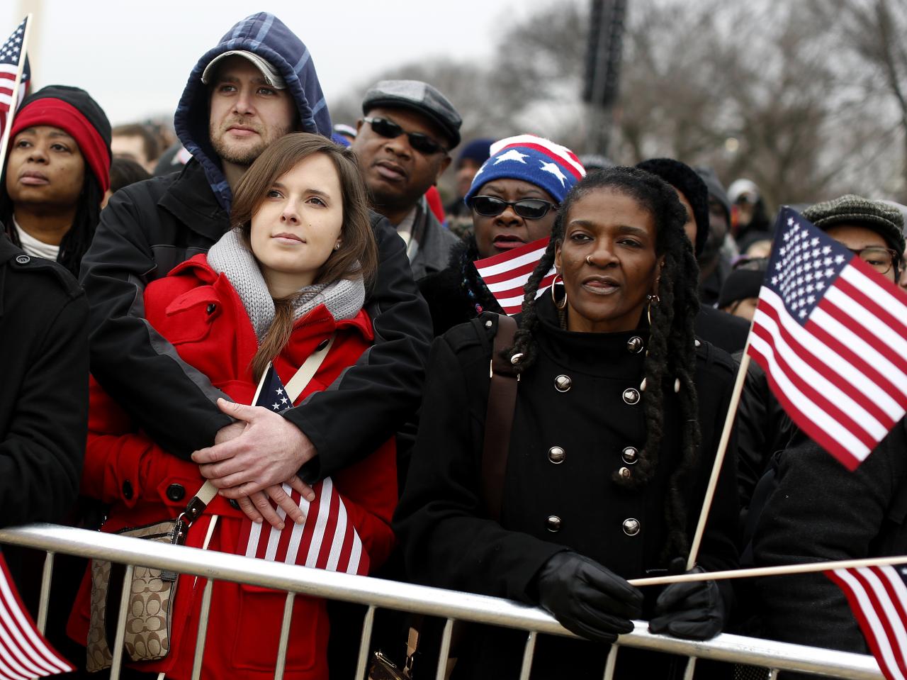 População participa da festa da posse de Obama