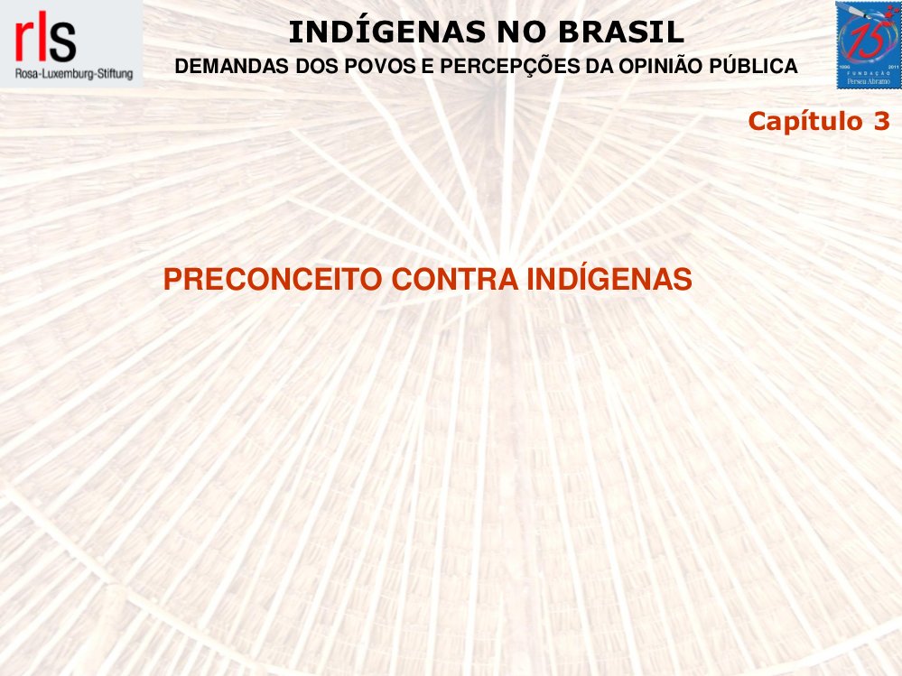 Diferença de inteligências entre índios e brancos