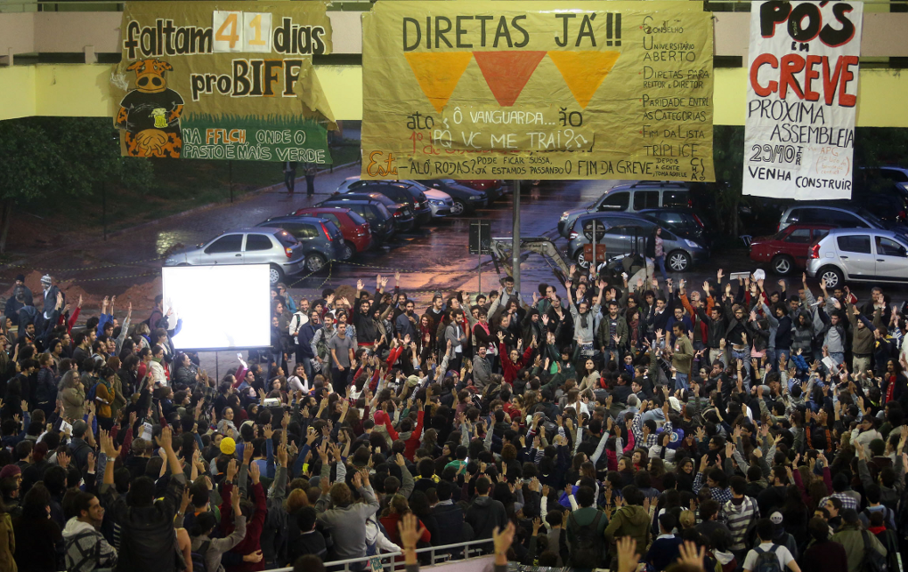 Foram duas décadas de mobilizações para que a USP colocasse a eleição para reito