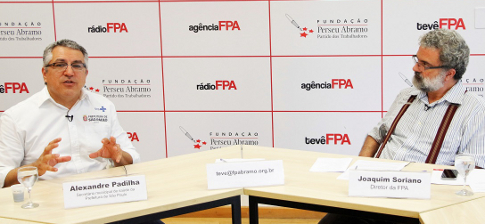 Alexandre Padilha e Joaquim Soriano: Diálogo na Fundação FPA