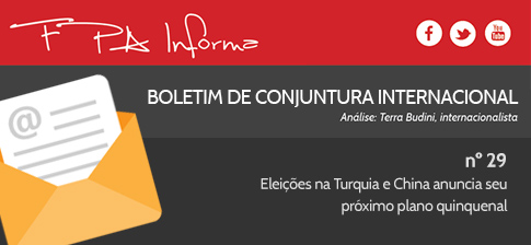 Boletim de Conjuntura Internacional FPA: Turquia e China