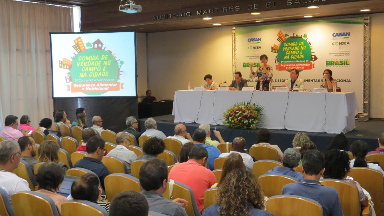 Conferência Nacional Segurança Alimentar Nutricional: Campo e Cidade