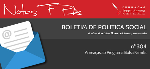 Boletim FPA: Ameaças ao Programa Bolsa Família
