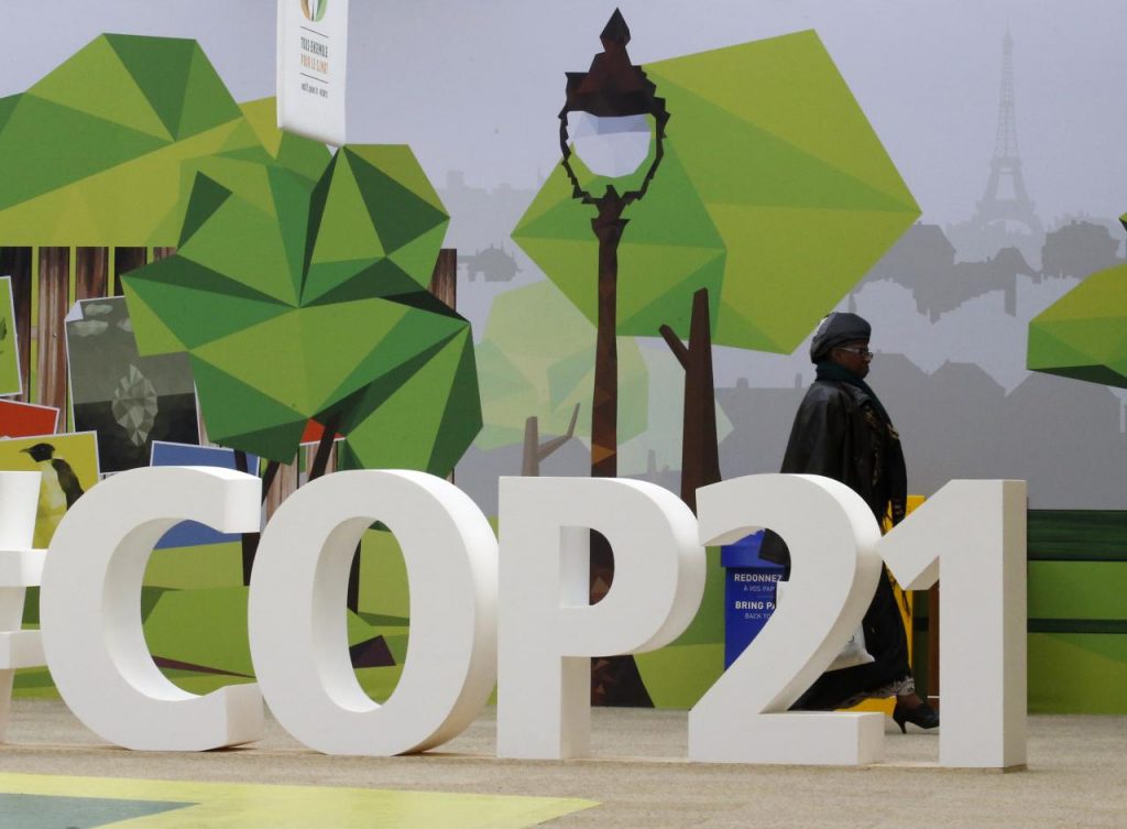 O acordo de Paris tem como meta limitar o aumento do aquecimento do planeta a 1,