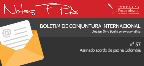Boletim Internacional FPA: Paz na Colômbia