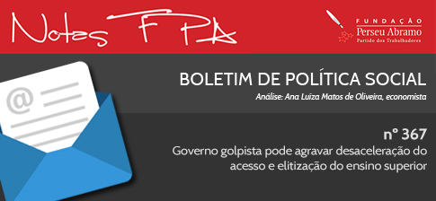Boletim FPA: Elitização e Acesso ao Ensino Superior