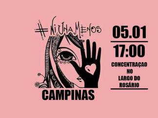 Ni Una Menos Campinas: Concentração Contra Violência de Gênero