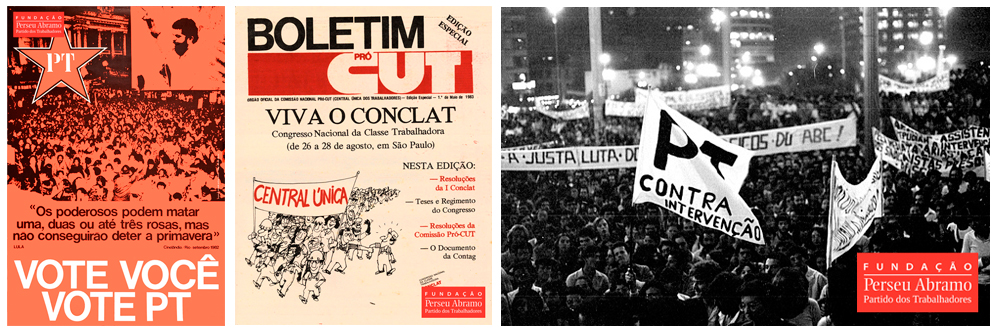 Movimento Trabalhista e Fundação do PT: Cartazes e Protestos Históricos