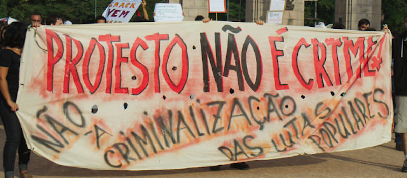 Protesto Não é Crime: Resistência e Lutas Populares