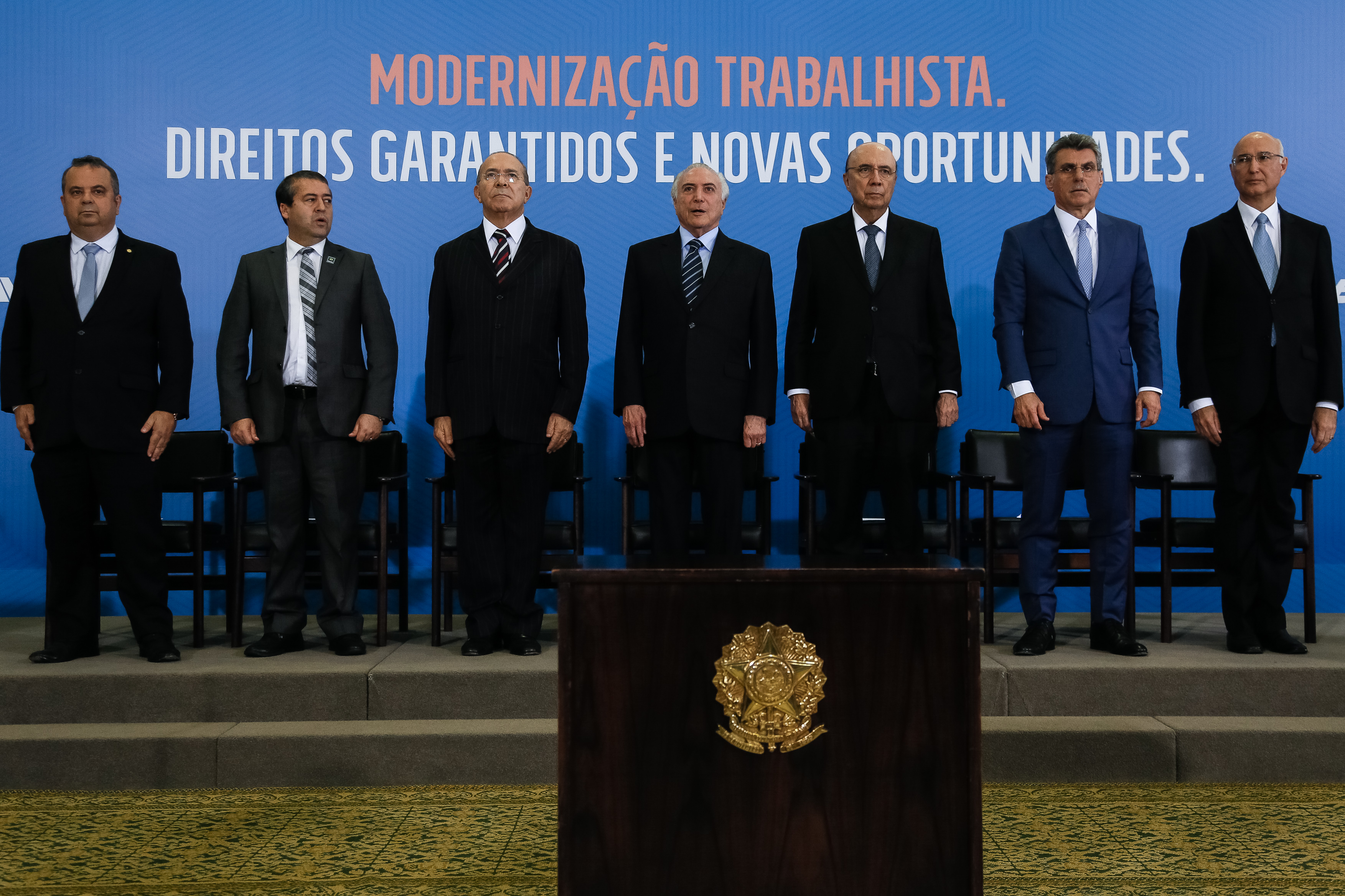 Líderes em Evento sobre Modernização Trabalhista no Brasil