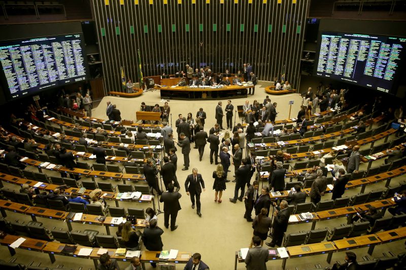 Sessão Plenária na Câmara dos Deputados do Brasil