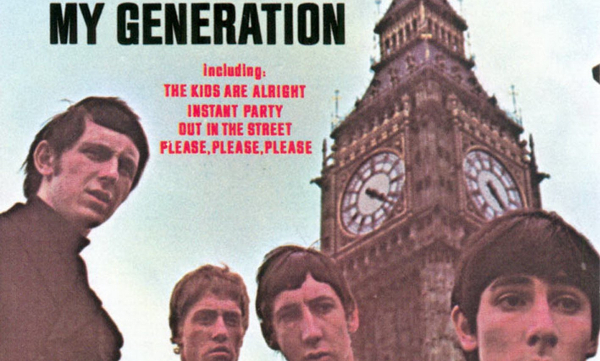 Capa do álbum "My Generation" do The Who com Big Ben.