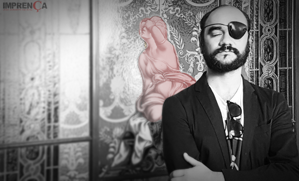 Perfil Homem com Tapa-Olho e Arte Clássica: Imprensa FPA