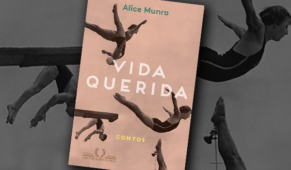 Capa do livro Vida Querida de Alice Munro com mergulhadores