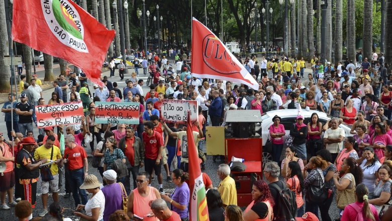 Protesto contra retrocesso em São Paulo por direitos