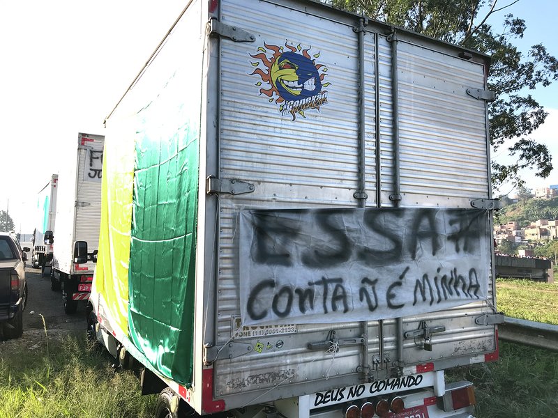 Protesto de Caminhoneiros: "Essa Conta Não é Minha"