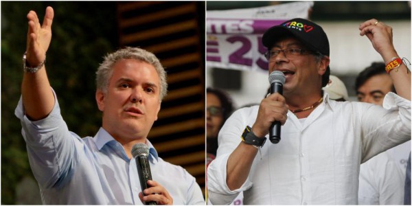 Duque e Petro: Contrastes Políticos na Colômbia