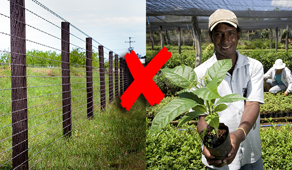 Rejeição à Cerca: Cultivando Futuro e Esperança