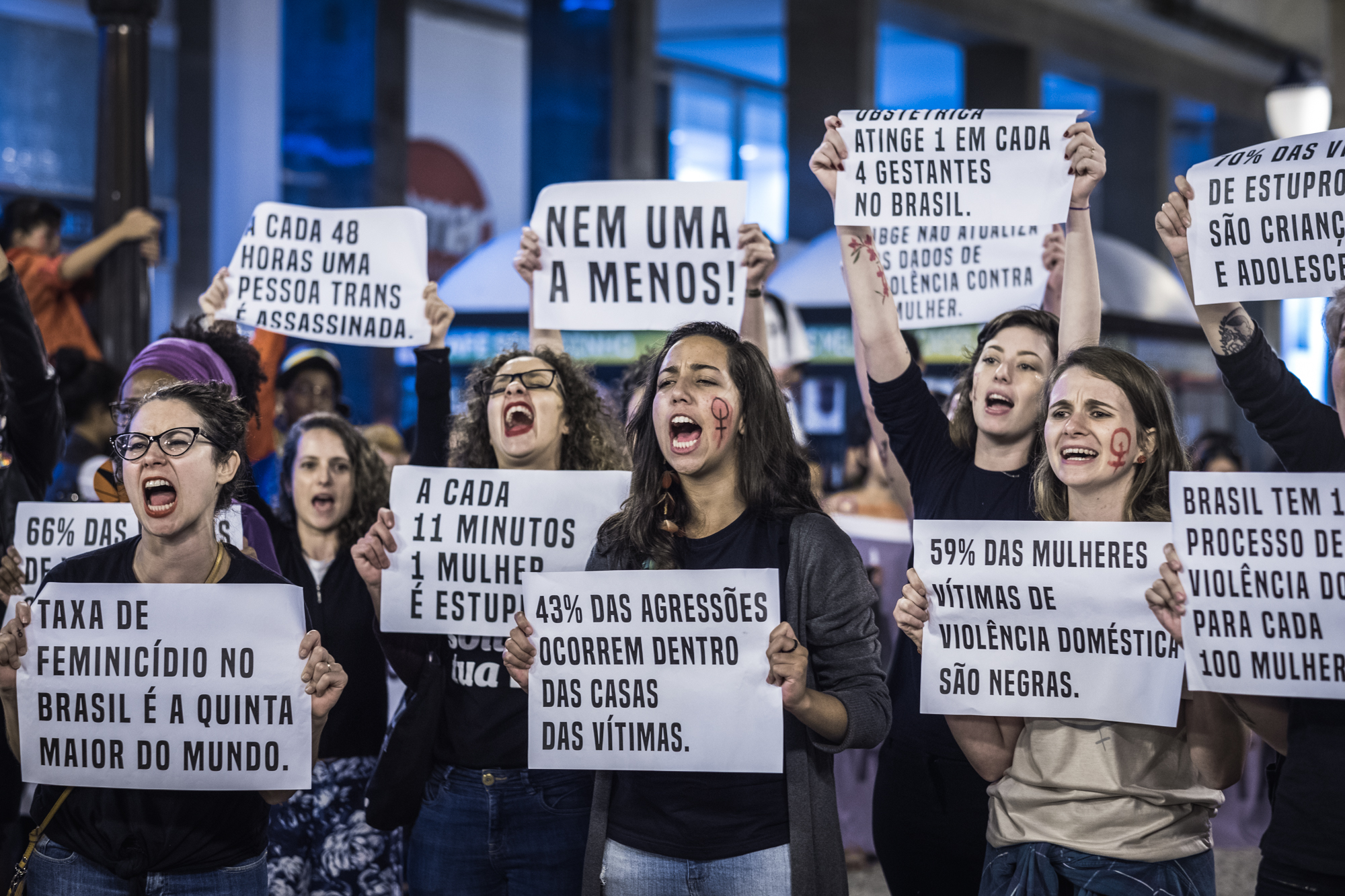 Indignação: Mulheres Brasileiras Denunciam Violência de Gênero.