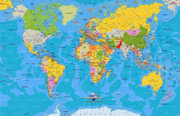 Mapa Político Mundial: Geopolítica e Relações Internacionais
