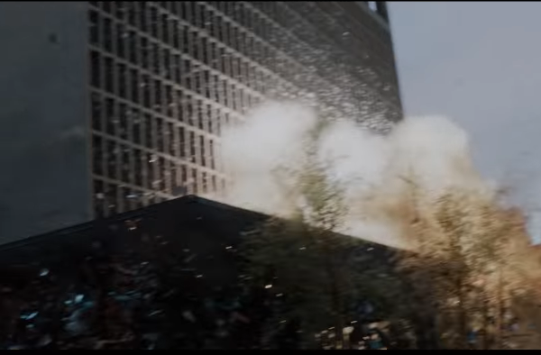 Explosão em Edifício: Destruição e Caos Urbano