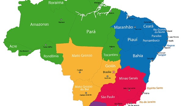 Mapa Político do Brasil: Estados e Capitais