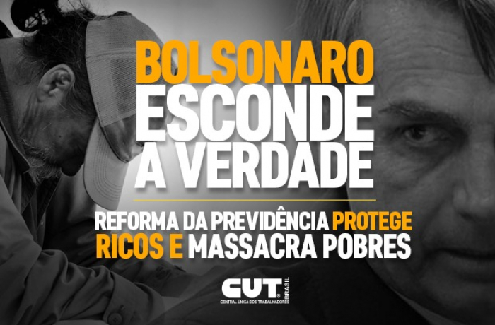 Bolsonaro Esconde Verdade: Reforma Protege Ricos, Massacra Pobres