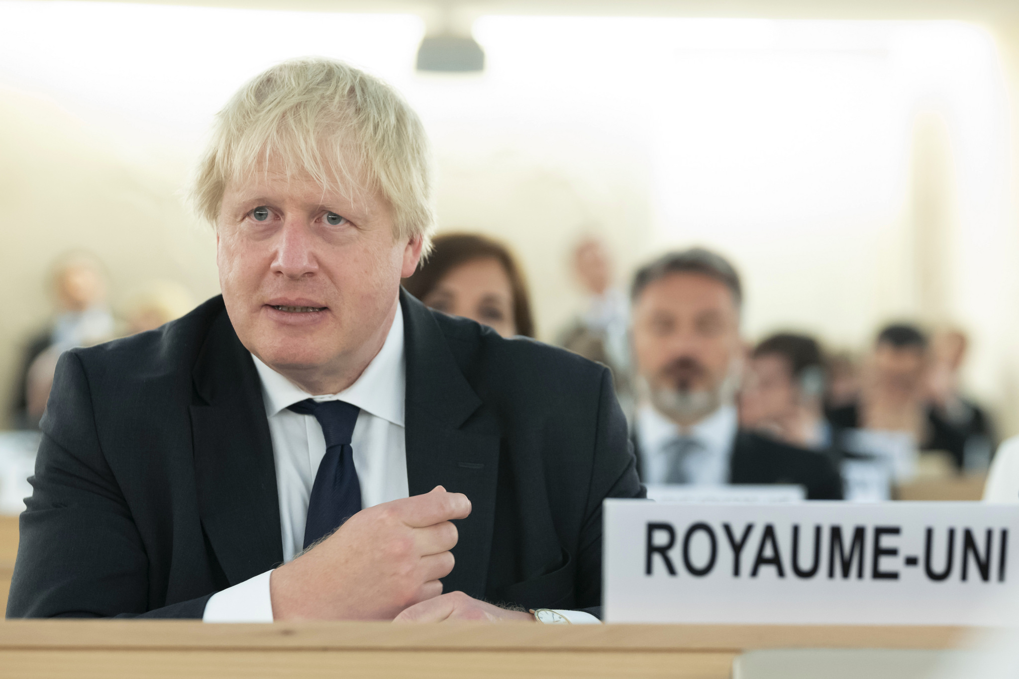 Boris Johnson em Conferência Internacional